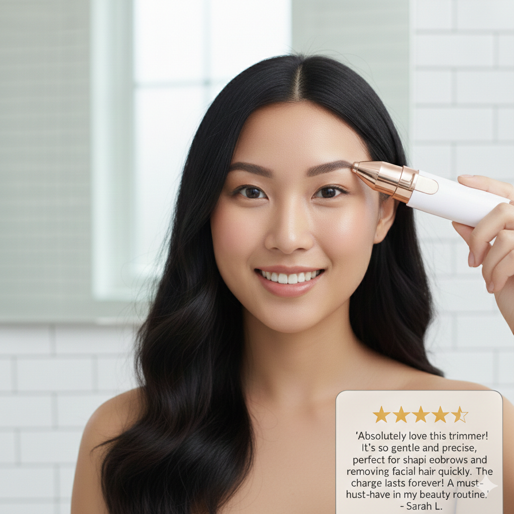 GlowTrim™ 2-in-1 Facial Hair Remover