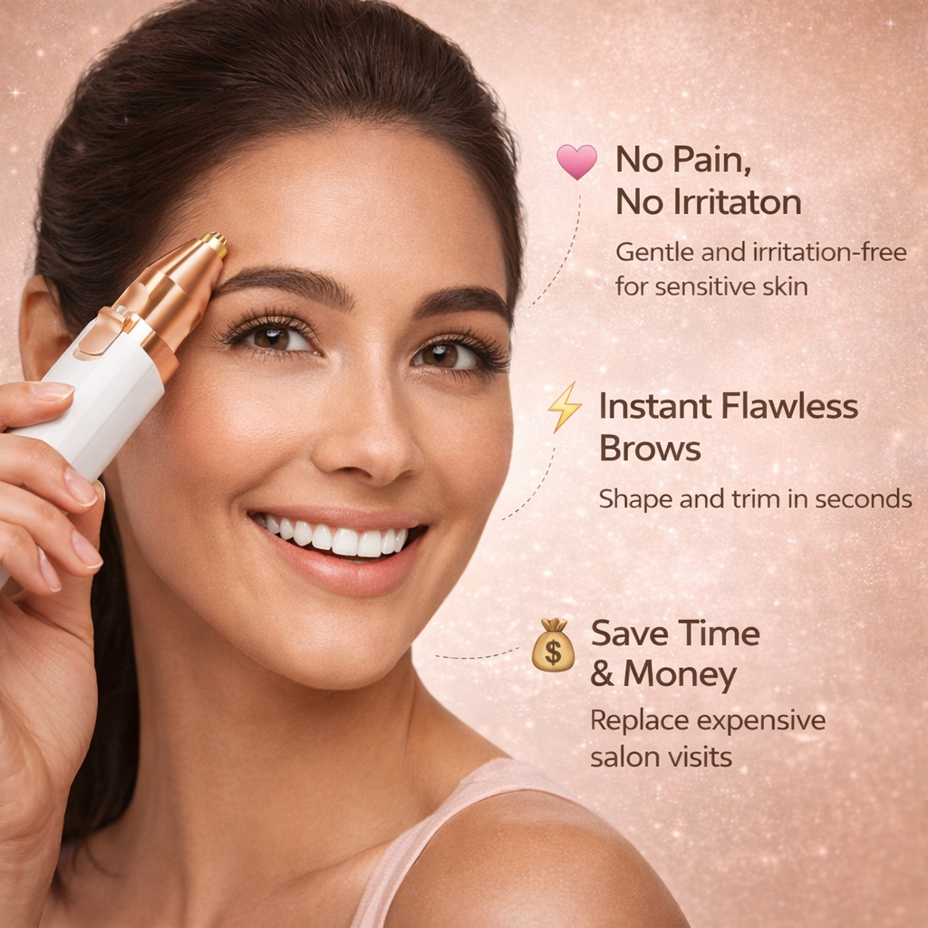 GlowTrim™ 2-in-1 Facial Hair Remover